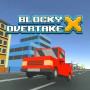 Blocky Overtake X is a dramatic and exciting driving game on challenging and thrilling roads. You will have to control your car to overcome obstacles and score as high as possible. As you start your journey to discover the interesting things of the game.