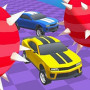 Crazy Descent is an action-packed racing game with air races, confronting opponents, and overcoming dangerous obstacles to win. When participating in the game, you will encounter obstacles such as giant batteries and spinning spikes.