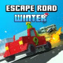 Escape Road Winter is a winter-themed action racing game. The player will play as a bank robber trying to escape from the police in a snow-covered city.