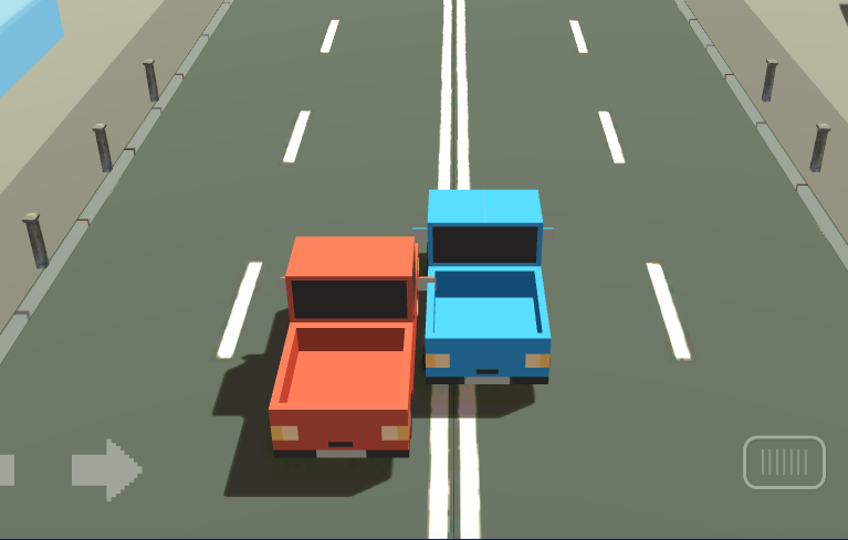 how to play Blocky Overtake X